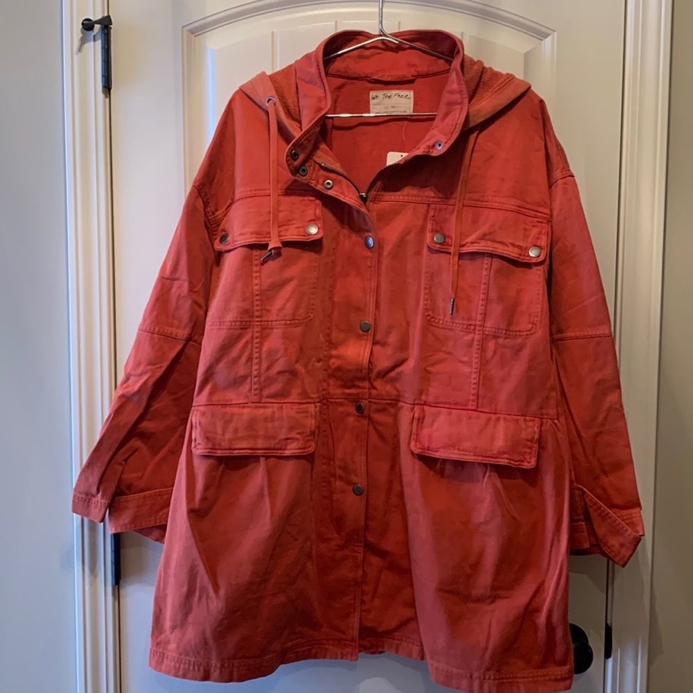 Free People Terra Cotta Coat